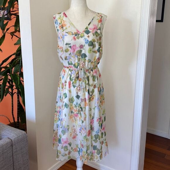 Casa Wanda Floral Summer Dress Size Medium - Picture 2 of 10